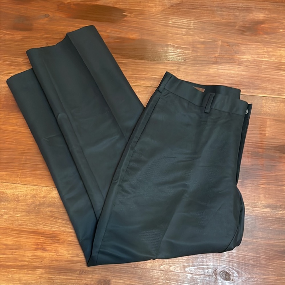 Perry Ellis Black Mens Dress Pants Size 34/30